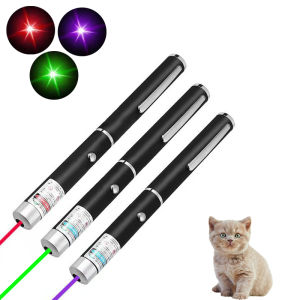 2-in-1 Mini Laser Pointer LED Pet Training Flashlight Scratching Toys for Pets and Cats Christmas Gifts