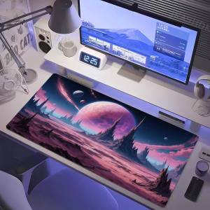 Bandai | Tấm Lót Chuột Phong Cảnh Tự Nhiên Anime XXL 900x400 Thảm Bàn Làm Việc Bằng Cao Su Lớn Dành Cho PC Gaming Và Laptop - Có Hàng
