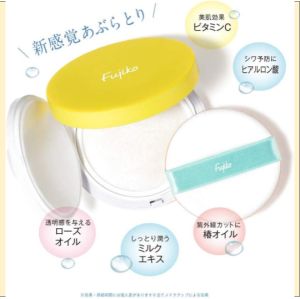【Direct From Japan】Fujiko Oil-Blotting Powder 25g | Matte Finish & Poreless Look