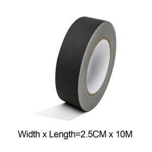 Premium Grade Heavy Duty Gaffer Tape Non-Reflective Multipurpose Water Resistant Floor Tape For Electrical Cord Black Gaff Tape