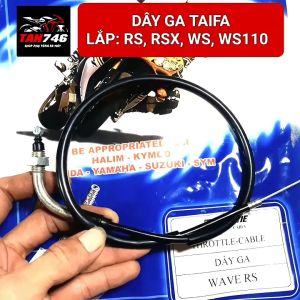 Dây ga RS TAIFA lắp cho WAVE RS WS110 WS100 WRSX và cho nhiều dòng xe số khác của hãng HD
