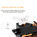 DSpower 21G Hộp Số Kim Loại Mini Servo 4.2KG 17G Servo Cho 1:18 1:16 Rc Xe Chém E-revo 144001 C24 D12 MN99S MN86 RC Máy Bay Robot. 