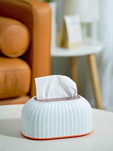 AMHIVE กล่องทิชชู่ กล่องใส่กระดาษทิชชู่ แบบตั้งโต๊ะ กล่องใส่ทิชชู่ กันฝุ่น สำหรับห้องนอน ห้องนั่งเล่น กล่องใส่ทิชชู่