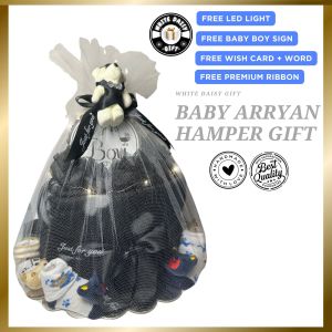 Premium Baby Newborn Hamper Gift Set | Set Hadiah Bayi | Hamper Baby LED berlampu | Baby Gift Box | baby boy hamper