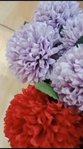 Bunga Satuan Artificial Pom-Pom x1 (H-025)