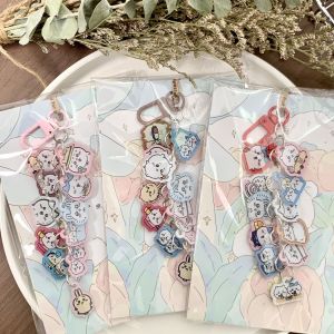 Bandai | Móc Khóa Hình Quả Nho Chiikawa Bằng Acrylic Trong Suốt Chống Xước Phụ Kiện Trang Trí Túi Xách Hàng Ngày Quà Tặng Giá Cả Phải Chăng Dành Cho Bạn Thân Từ 18 Tuổi Trở Lên
