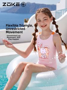 ZOKE | Quick-Dry Cartoon Sun-Protection Chlorine-Resistant Childrens One-Piece Swimsuit
