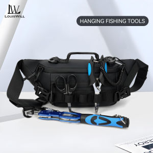 LouisWill Upgrade Waterproof Bags Outdoor Waist Bag Multifunctional Fishing Lure Waist Bag Chest Bag Sports Bag Large Capacity Travel Bag Crossbody Bag Mens Bag