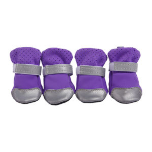 HamshMoc Dog Shoes Non Slip Sole Reflective Breathable Mesh Lightweight Boots For Small Medium Dogs