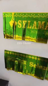 Banner Rumbai Selamat Hari Raya Idul Fitri Bulan Puasa Trial Foil Backdrop Lebaran Tahan Air