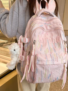 OUDENGPAI | 2025 New Style Large Capacity Dual Shoulder Bag For Elementary School Girls Outing Backpack High Aesthetic Value School Bag