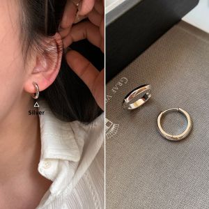 CAFFTI | Metallic Irregular Simple Luxury Hoop Earrings