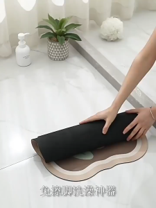 Thảm Lau Chân Siêu Thấm Hút Đế Chống Trượt An Toàn Họa Tiết Cute LILA THAM3D384