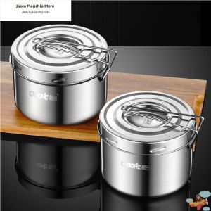 Jiaxun | Compartment Lunch Box Stainless Steel Round