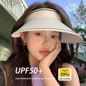 MONLEYTA | Womens Summer Wide Brim Sun Protection Fishing Cap UV Protection Face Covering Japanese Style Trendy Hat Suitable For All Seasons
