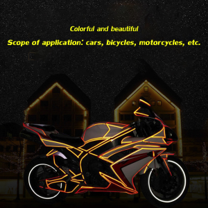 Seeko 8m Reflective Stripe Tape Motorcycle Bicycle Bike Body Rim Wheel Stripe Tape
