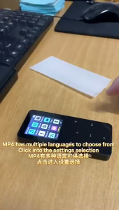 NO LIMIT Worallymy MP3 Player Mini Bluetooth Full Bass Digital Audio MP4 HD Headset 500mAh 8GB