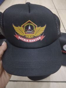topi jaring trucker topi ormas topi satria banten free stiker