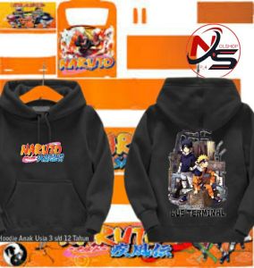 JAKET HOODIE ANAK NARUTO JAKET HOODIE ANAK LAKI-LAKI PEREMPUAN USIA 2 3 4 5 6 7 8 9 10 11 12 TAHUN SWEATER HOODIE ANAK TERBARU TERMURAH TERLARIS JAKET HOODIE DISTRO
