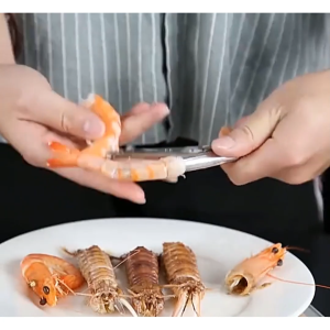 Dụng Cụ Lột Vỏ Tôm Bằng Thép Không Gỉ