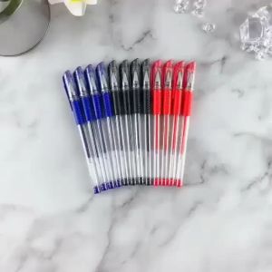 Pulpen Gel Pena Bolpoin Lancip Hitam / TINTA REFILL Isi Ulang Pena Per PACK 238