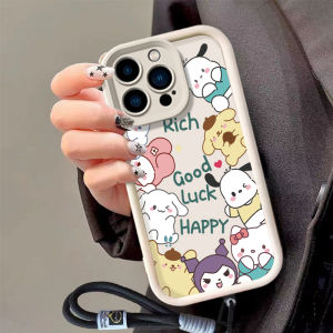 Cute Girl Friendly Silicone Phone Case for Samsung A50 A72 A20 Cartoon Pachat Dog And Cinnamon Dog Design Protective Cover