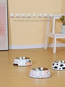 Dog bowl food bowl rice bowl water basin  Dog bowl pet bowl Cat Bowl Anti-skid Dog Food Bowl Cat Rice Bowl Single Bowl 猫碗 狗碗