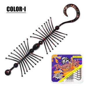 Mồi Câu Mềm Spinpoler TPR Worm Bait 13cm Mồi Giả Nổi Dành Cho Cá Bass Cá Perch Cá Trout Cá Pike - 10 Cái Mồi Đa Năng Tự Chế Tạo Hình Con Vật
