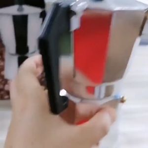 combo bình pha cà phê moka pot 300ml và Bếp điện đa năng 500w Dùng để pha trà hay cà phê theo phương pháp Moka bình pha cà phê - Thiết kế tinh gọn hiện đại