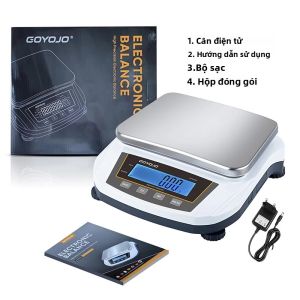 Cân Kỹ Thuật Số Chính Xác 5kg 001g Cân Phòng Thí Nghiệm Điện Tử Có Màn Hình Có Đèn Nền Cân Nhà Bếp Trang Sức 100-240V