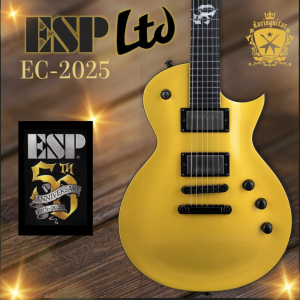 EC-2025 50TH ANNIVERSARY METALLIC GOLD limited edition electric guitar