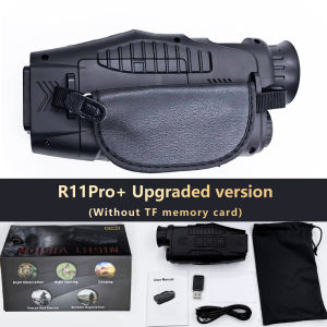 R11Pro+ Monocular Night Vision Scope – Upgraded Version 2.5K Starlight Sensor 10x Zoom 800m IR Day/Night Use