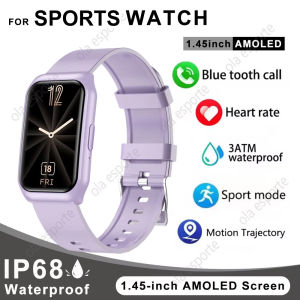 Smart Watch Women Men  AMOLED Screen Health Heart Rate Monitoring Bluetooth Call IP68 Waterproof Outdoor Sport Call Smartwatch