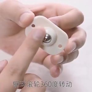 Dizo ลูกล้อเล็กอเนกประสงค์ ลูกบอลล้อเหล็ก ล้อหมุนได้ 360 องศา ติดตั้งง่าย มีกาวในตัว 4 ชิ้น 1 เซ็ต