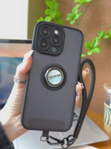 Suitable for Honor X9 4G/5G X9a X9b X8b X7b phone case ring buckle cover frosted silicone new anti fall ultra-thin wristband holder suitable for women and men