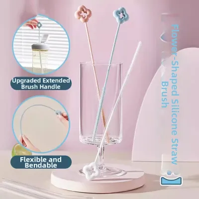 Silicone Extendable Cleaning Brush For Straws And Gaps