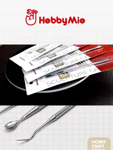 Model Putty & Sculpting Carving Tools –Metal Shapers /Scrapers /Knives for Scale Models & Miniatures