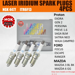 🚗 4477 (ITR6F13) PALAM PENCUCUH NGK LASER IRIDIUM SPARK PLUG PROTON PREVE CAMPRO GEN 2 PERSONA EXORA SATRIA WAJA