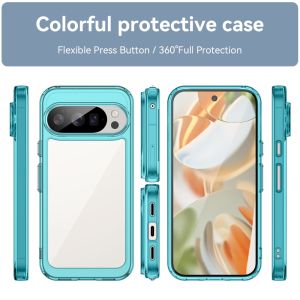 For Google Pixel 10A 10 Pro XL 9A 9 Pro XL 8A 8 Pro 7A 7 Pro 9 10 ProXL Hard Phone Case Acrylic Colorful Clear Phone Back Cover