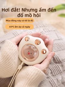 Dụng Cụ Ấm Tay Cầm Hình Móng Vuốt Mèo Di Động Giáng Sinh 2025 Thiết Bị Ấm Tay Cầm USB Phụ Kiện Kỹ Thuật Số USB