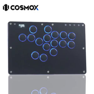 ⭐⭐⭐Haute42 T16-30 T16-Texture Stickless Arcade Stick Controller Hitbox Leverless Controller For PC/PS4/PS5/Switch Arcade Hitbox Keyboard