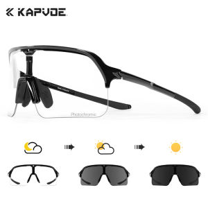 Kapvoe | Kapvoe Photochromic Hiking Eyewear Sunglasses for Man Cycling Glasses Bicycle Cycling Women MTB Bike Outdoor Sport Goggles UV400