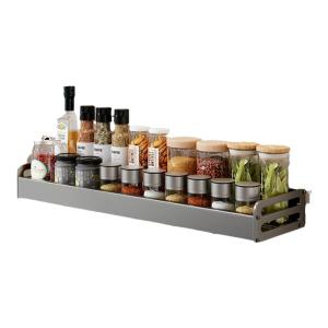 XUNHUAI | Wall-mounted Drill-free Stainless Steel Multi-purpose Spice Rack