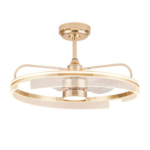 KABOSEN | Luxurious Modern Crystal Ceiling Fan with Light