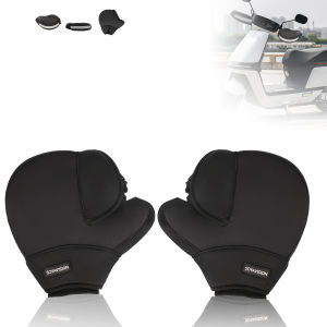 1Pair Motorcycle Warm Handlebar Cover Winter Electric Vehicles Windshield Gloves Windproof Motorbike Scooter Handlebar Muffs