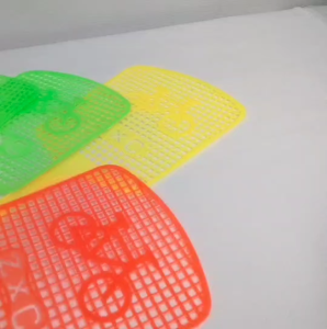 ไม้ตีแมลงวัน แพ็ค 5 ชิ้น ยาว รวมด้าม 40 ซม. ไม้ตบยุง พลาสติก คละสี