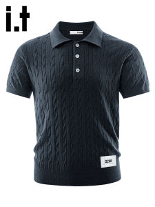 izzue | Áo Polo Knit Thoáng Khí Cho Nam