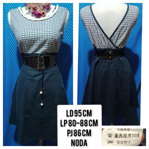 DRESS KUTUNG/SLEEVELESS NAVY 139