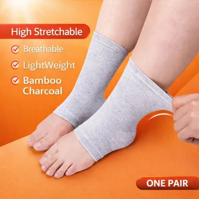 🇸🇬【One Pair】Bamboo Charcoal Ankle Guard / Ankle Brace / Sports Protector / Ankle Supporter / Ankle Socks / Ankle Weights / Compression Ankle Guard / Strong Ankle Support!
