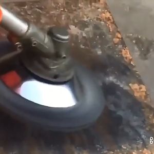 TOOL 6 Inch Kepala Sikat Pisau Mesin Potong Rumput Bahan Kawat Baja Gendong Grass Trimmer Mata Bulat Bahan Kabel Baja Untuk Mesin Pemotong Rumputma